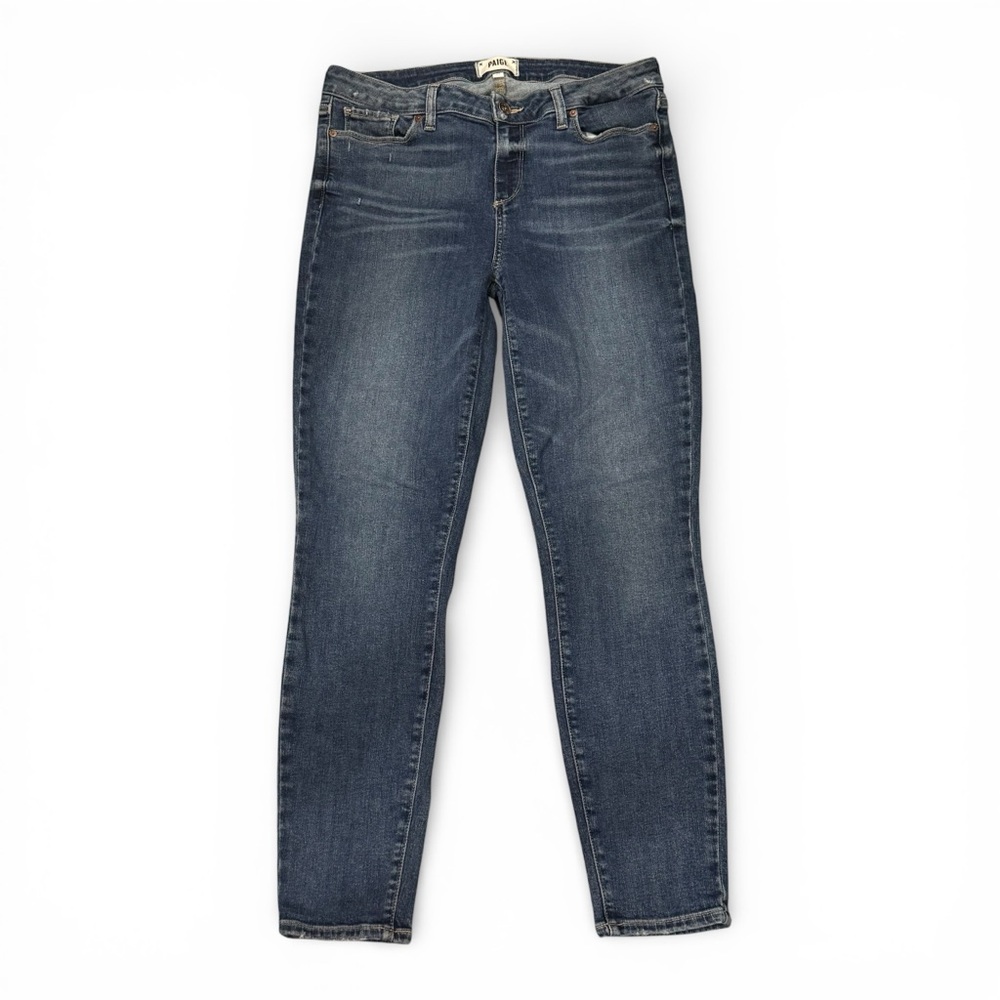 Paige Verdugo Ankle Skinny Jeans Dark Wash Size 28